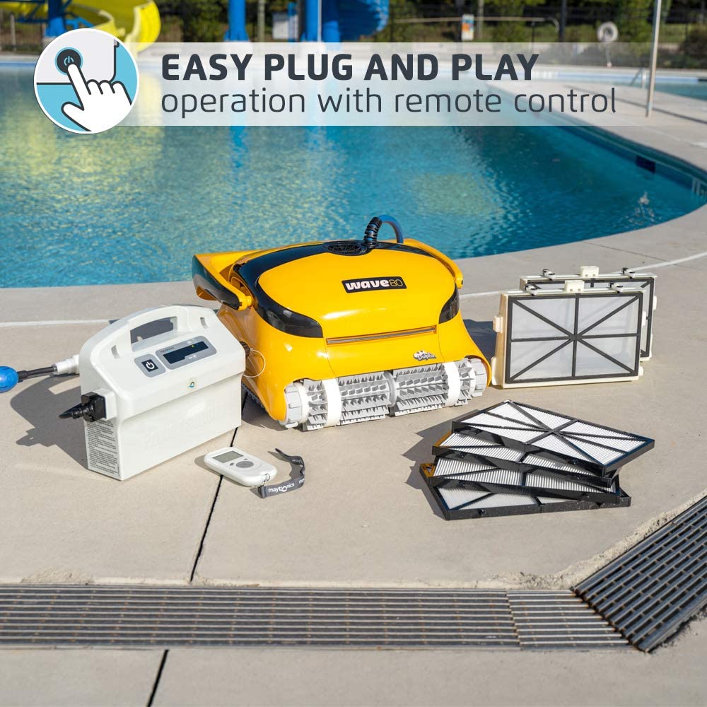 Dolphin Wave 80 Commercial Robotic Pool Cleaner (Open Box)