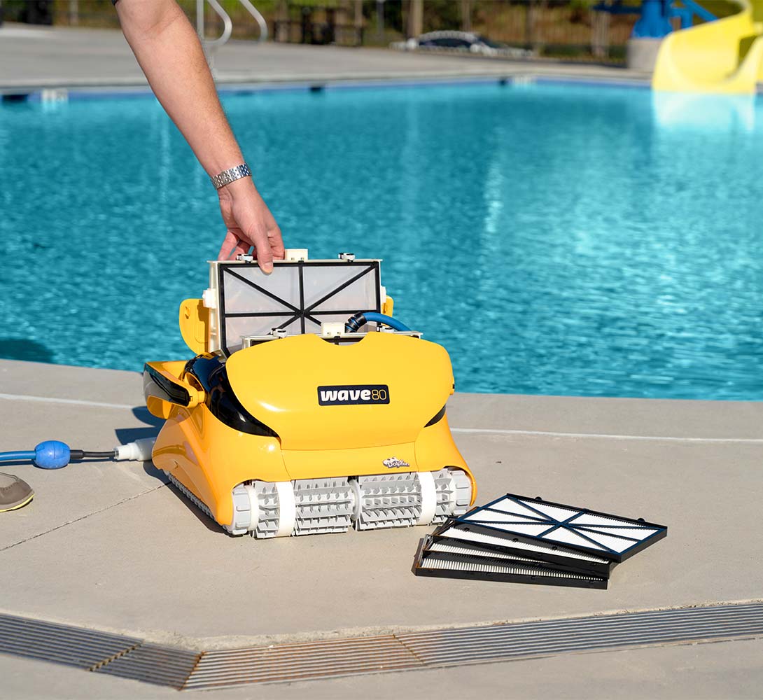 Dolphin Wave 80 Commercial Robotic Pool Cleaner (Open Box)